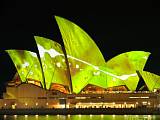 雪梨歌劇院之鐳射燈光