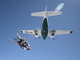 雪梨14000英尺高空跳傘-跳傘一瞬間